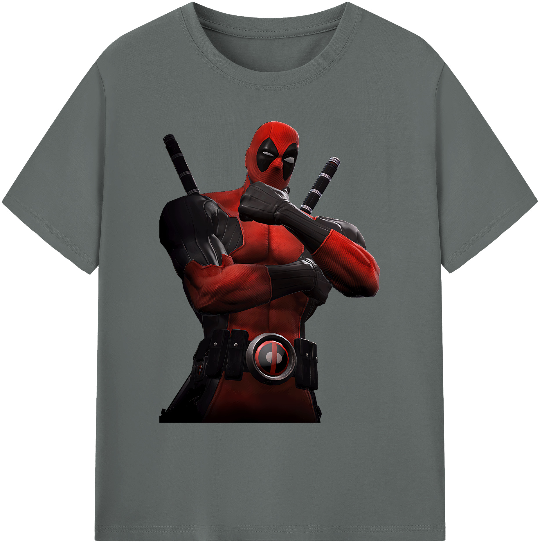 （画像用） Deadpool デッドプール 綿100％ メンズ半袖Tシャツ｜肌触りやわらか＆通気性